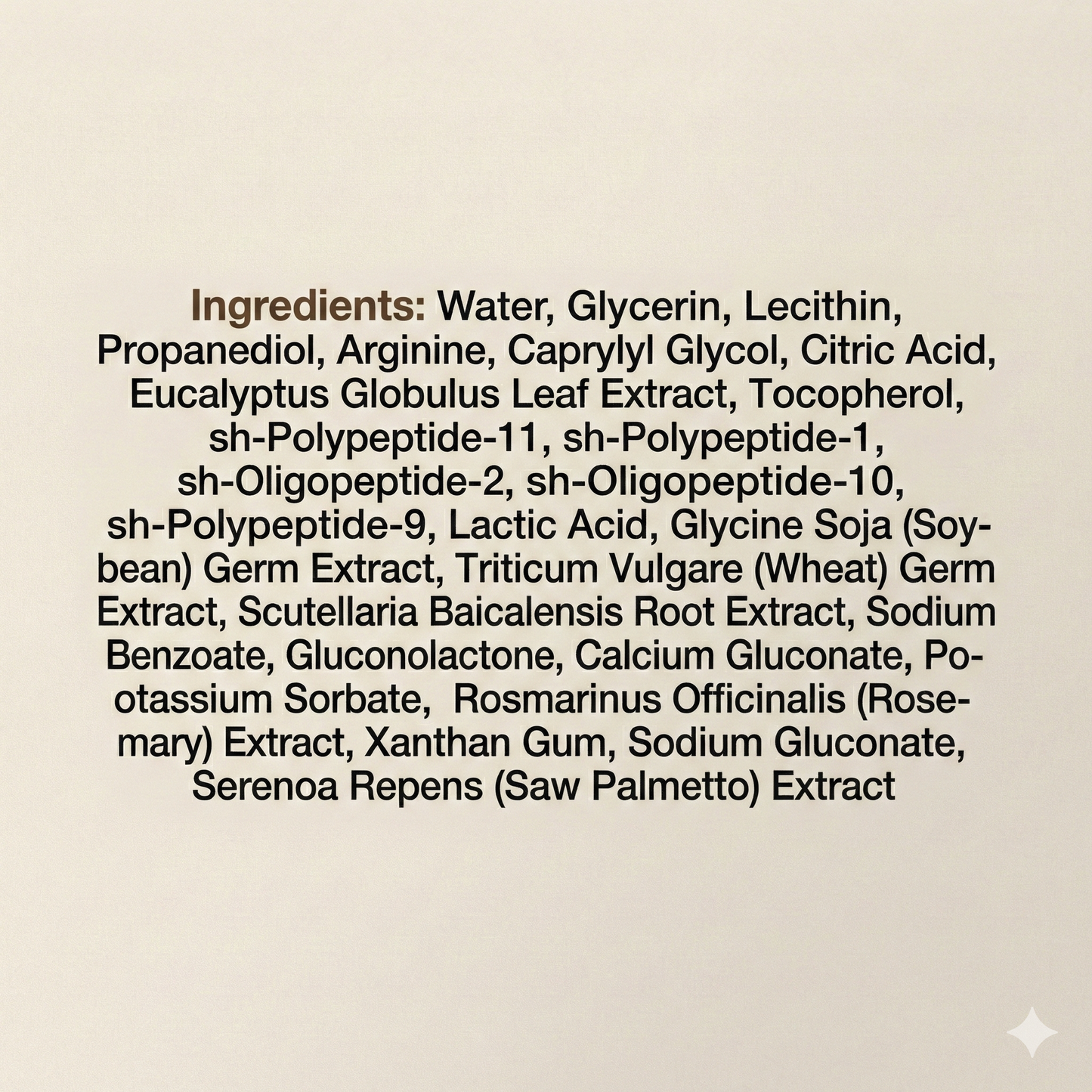 Peptide Hair Growth Serum